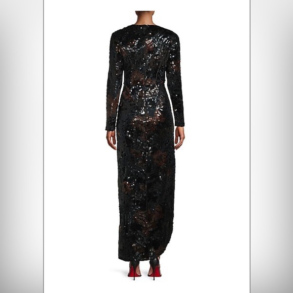 Diana Column Gown Sequins Kay Unger Size 10 NWT - Picture 4 of 10